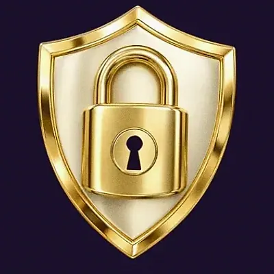 Shield with padlock — Tropic Slots
