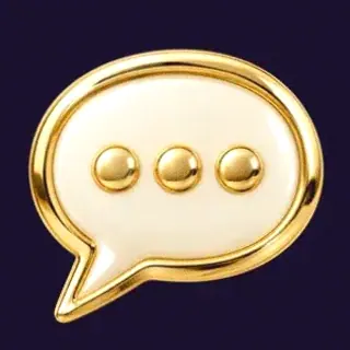 Chat bubble icon — Tropic Slots