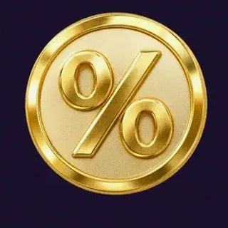 Gold percent coin — Tropic Slots
