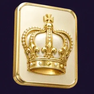Royal crown plaque — Tropic Slots