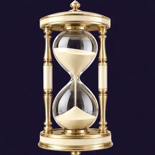Ornate hourglass — Tropic Slots