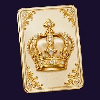 Royal crown card — Tropic Slots