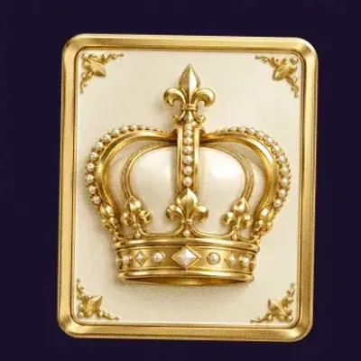 Crown emblem card — Tropic Slots