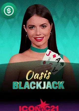 Oasis Blackjack live game cover