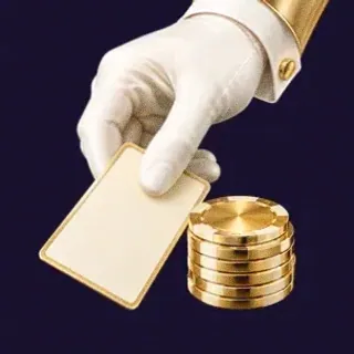 Hand dealing card — Tropic Slots