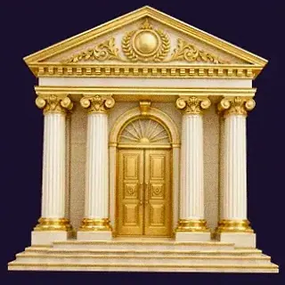 Classical bank building — Tropic Slots